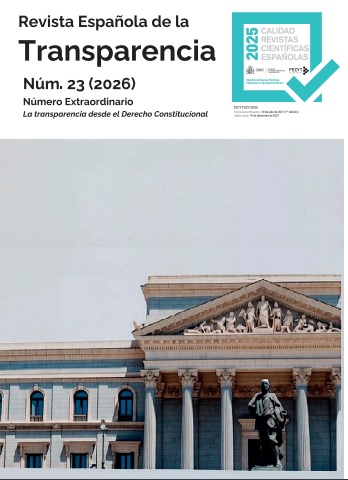 Portada. Número 23. Año 2026. Extraordinario: La transparencia desde el Derecho Constitucional